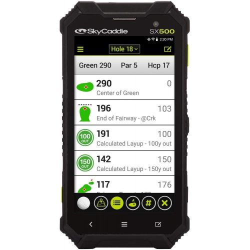  [아마존베스트]SkyCaddie SX500, Handheld Golf GPS, Black