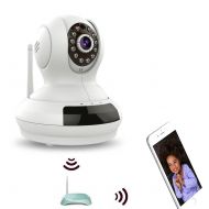 SkyGenius 1080P WiFi IP Security Camera,Wireless Baby Monitor,Pet Camera w/ 2 Way Audio Talkback Pan Tilt Night Version Motion Detection,HD P2P Webcam for Indoor Outdoor Home Office w/Smart