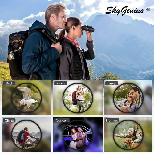  [아마존베스트]Skygenius 8x21 Small Binoculars Compact Lightweight For Concert Theater Opera Mini Pocket Folding Binoculars with Fully Coated Lens For Travel Hiking Bird Watching