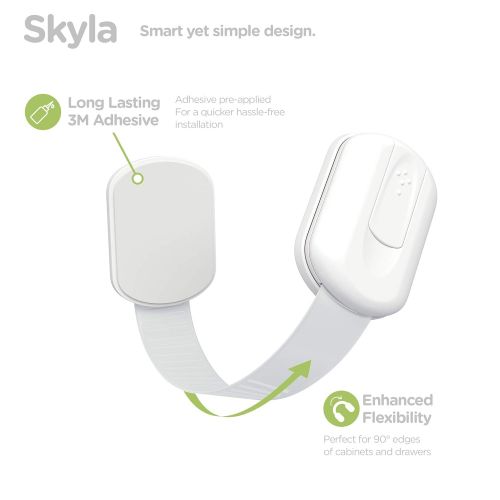  [아마존 핫딜] [아마존핫딜]Skyla Homes Child Safety Cabinet Locks (12-Pack) for Baby Proofing No Tool or Drilling Needed with Super Strong 3M Adhesive, Multi-Purpose Locks, Baby Proof Home Drawer, Cabinets, Oven, Toilet