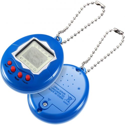  [아마존베스트]Skylety 3 Pieces Virtual Electronic Digital Pets Keychain Game Keyring Electronic Toys Nostalgic Virtual Digital Pet Retro Handheld Game Machine (3 Pieces, Rose Red, Yellow, Blue)