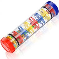 [아마존베스트]Skylety 8.3 Inches Rattle Tube Rain Stick for Girls and Boys Rain Stick Shaker Rainstick Rainmaker Toy Music Sensory Toys