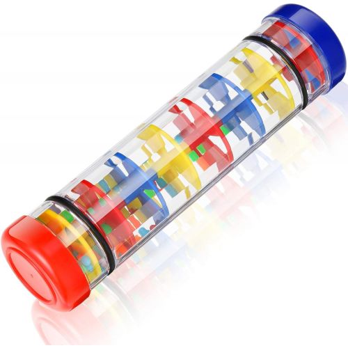  [아마존베스트]Skylety 8.3 Inches Rattle Tube Rain Stick for Girls and Boys Rain Stick Shaker Rainstick Rainmaker Toy Music Sensory Toys