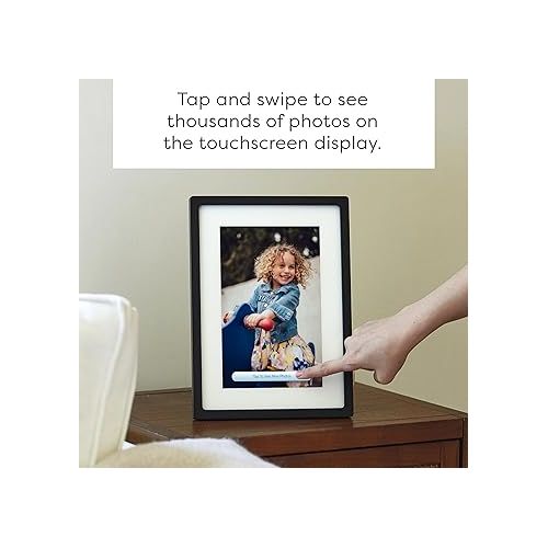  Skylight Digital Picture Frame - WiFi Enabled with Load from Phone Capability, Touch Screen Digital Photo Frame Display - Customizable Gift for Friends and Family - 10 Inch Black