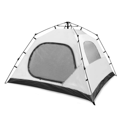  Skylink Family Camping Tent with Instant Setup - 4 Door Pop up Tent for 4-6 Person