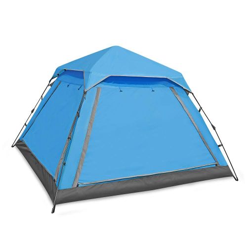  Skylink Family Camping Tent with Instant Setup - 4 Door Pop up Tent for 4-6 Person