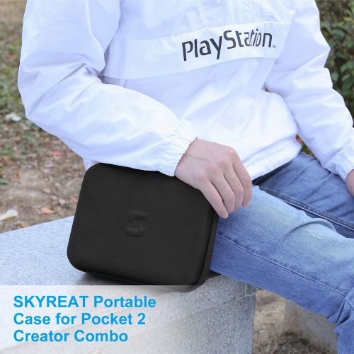  Skyreat Osmo Pocket 2 Case,Portable Travel Carry Bag for DJI Pocket 2 Creator Combo and Accessories