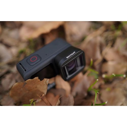  Skyreat 1.33x Anamorphic Lens Compatible with Gopro Hero 9 10 Black Action Camera Filmmakers Full Cinematic Video Accessories