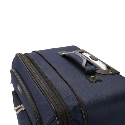  Skyway Epic 20 inch Expandable 4-Wheel Carry-On, Surf Blue