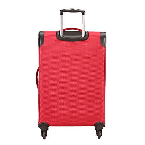  Skyway Luggage Mirage Superlight 24-Inch 4 Wheel Expandable Upright, Formula 1 Red, One Size