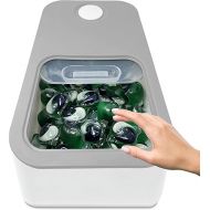Skywin Laundry Pod Slide Lid Container - Laundry Room Storage for Detergent Pods, Great for Dishwasher Pods