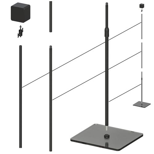  Skywin VR Glass Stand - HTC Vive Compatible Sensor Stand and Base Station for Vive and Rift Constellation Sensors (2-Pack)