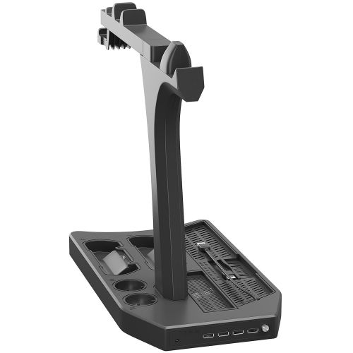  [아마존베스트]Skywin PSVR Charging Display Stand - Showcase, Cool, Charge, and Display your PS4 VR - Playstation 4 Vertical Stand, Fan, Controller Charger and Hub