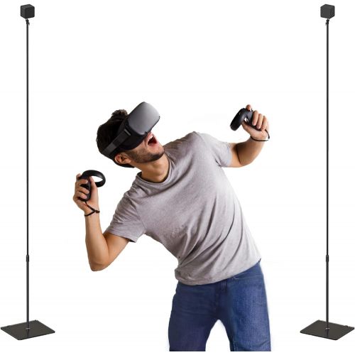  [아마존베스트]Skywin VR Glass Stand - HTC Vive Compatible Sensor Stand and Base Station for Vive and Rift Constellation Sensors (2-Pack)