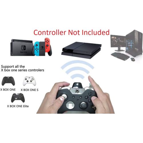  Skywin Xbox One Wireless Controller Remap Adapter and Battery Pack - Rechargeable Battery Replacement - Compatible with Xbox One or Xbox One Elite Controllers Wireless with PS4 Swi