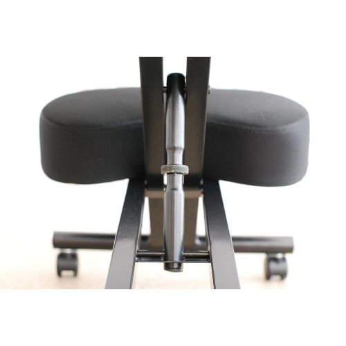  Sleekform Kneeling Posture Chair | Ergonomic Office Desk Knee Stool Relieving Back & Neck Pain | Computer Seat, Wheels & Adjustable Height | Backless Meditation Seat | 4 Ergo Mesh