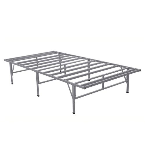  Sleep Master 6-Inch Memory Foam Mattress and Easy To Assemble Smart Platform Metal Bed Frame, Twin
