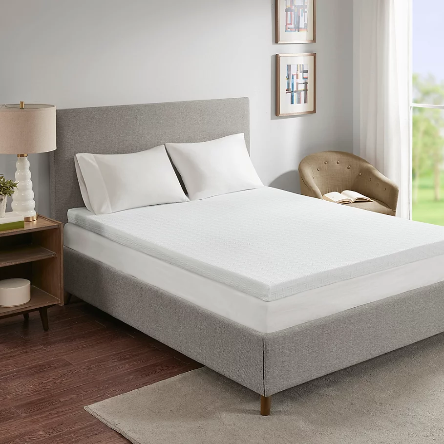  Sleep Philosophy Flexapedic 3-Inch Memory Foam Mattress Topper in White