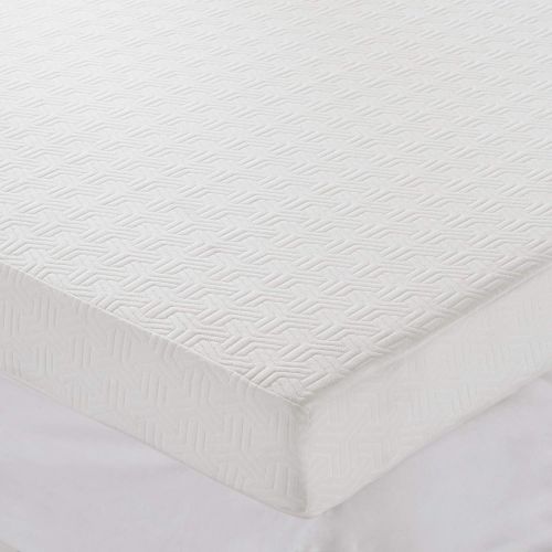  Sleep Philosophy Flexapedic Memory Foam Mattress Protector Cooling Bed Cover Full White