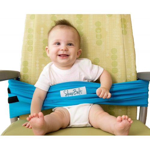  SleepBelt Hands Free Skin-to-Skin Infant Support System - Aqua Blue - Large