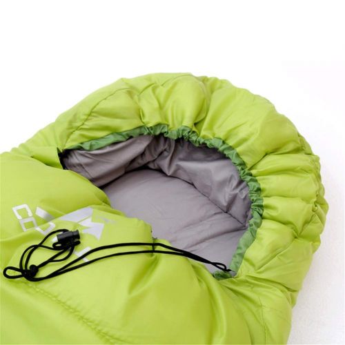  Sleeping Bag 3-4 Season Extra Warm, Lightweight Compact Waterproof  Ideal for Camping Backpacking Hiking Festivals  Compression Bag Included - Green