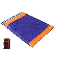 Sleeping Bag Double Camping, 3 Season Warm/Cool Weather/Waterproof/Lightweight, Great for Adults & Kids, Family Camping/Backpacking/Traveling/Hiking/Outdoor - 220x150cm