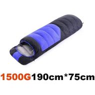 Sleeping bag RubyShopUU 1500g to 2500g Winter Sleeping Bag Duck Down Filling Cold Temperature Outdoor Sleeping Bags Camping Splicing Double Sleeping Bag