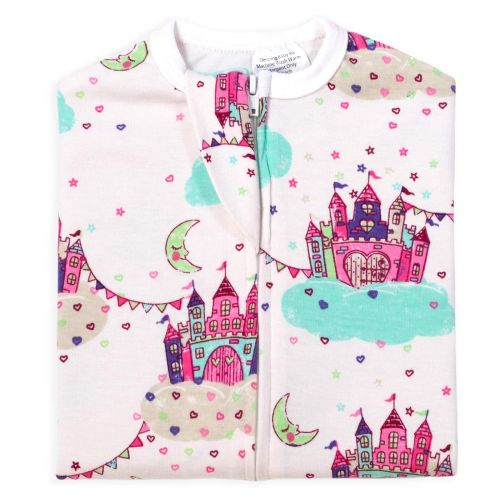  SleepingBaby Dream Castle Swaddle Transition Zipadee-Zip Medium 6-12 Months (18-26 lbs, 29-33 inches)