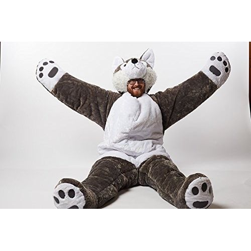  Sleepingo Snoozzoo Adult Wolf Sleeping Bag for Adults up to 75 inches Tall.