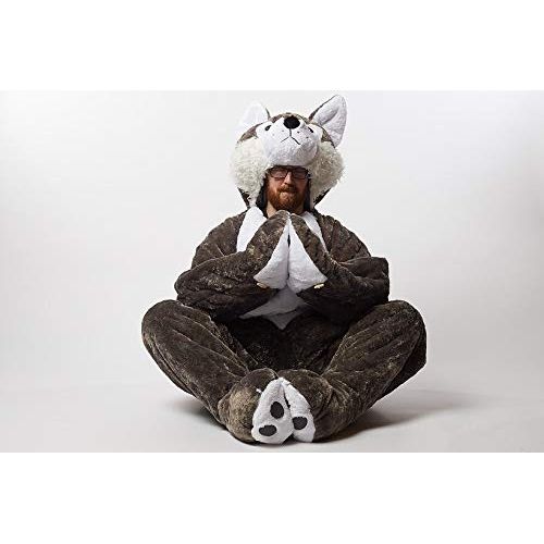  Sleepingo Snoozzoo Adult Wolf Sleeping Bag for Adults up to 75 inches Tall.