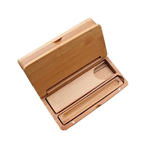  인센스스틱 sleeri Bamboo Incense Sticks Holder Storage Container Box, Incense Sticks Storage, Incense Box Incense Stick Burner Case Storage Box, Small Size for Short Stick Incense, Length 4.7