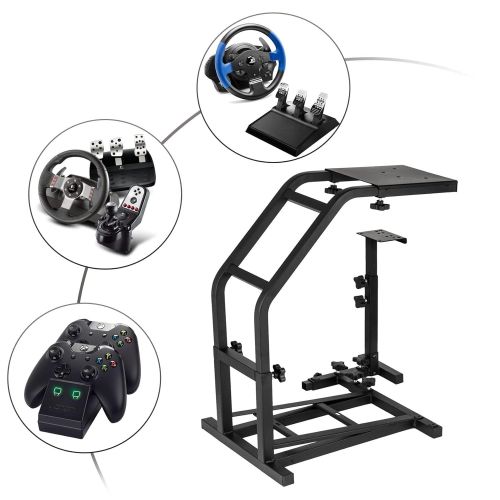  Slendor Racing Wheel Simulator Stand for Logitech G29, G27, G25, G920 Steering Gaming Wheel Stand Without Wheel and Pedals
