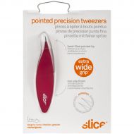 Slice 10456 Stainless Steel Pointed Tip Precision Tweezers, Pack of 6