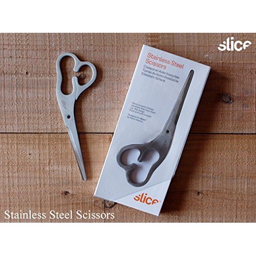  Slice 10420 Stainless Steel Scissor, Unique Lay Flat Design, Use Left or Right Handed, 1 Unit or 6 Pack