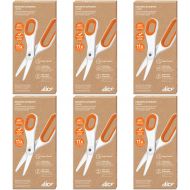 Slice 10545-CS Large Ceramic Sissors, 60mm Blade, Safer Choice Rounded Tip, Never Rusts, BPA & Lead Free, Food Grade, Lasts 11x Longer than Steel, 6 Pack