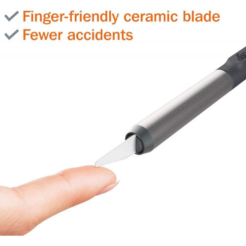  Slice 10548-CS Ceramic Blade Craft Knife (12 Pack), Removable Safety Cap