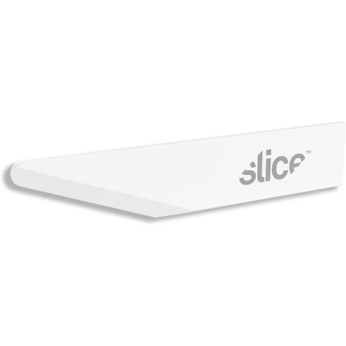  Slice 10519-CS Straight Edge, Pointed Tip Craft Blade, Finger Friendly Ceramic Blade, Lasts 11x Longer than Steel, 24 Blades