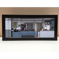 Slick Artwork Seinfeld Apartment set shadowbox diorama - memorabilia picture art collector gift