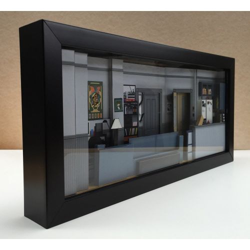  Slick Artwork Seinfeld Apartment set shadowbox diorama - memorabilia picture art collector gift