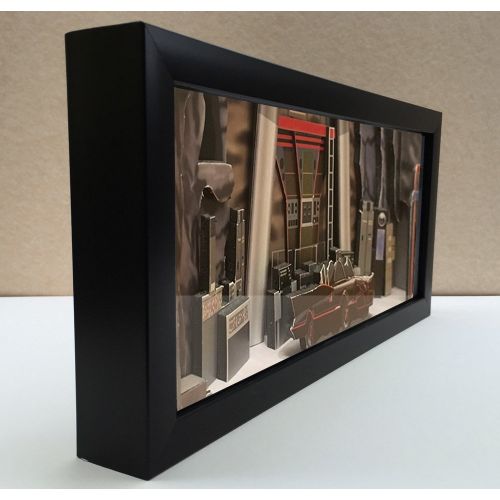  Slick Artwork Batman Batcave interior shadowbox diorama - memorabilia picture art collector gift