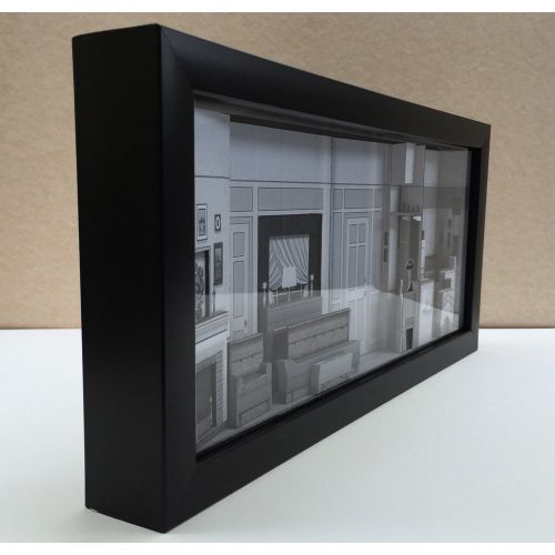  Slick Artwork I Love Lucy Apartment set shadowbox diorama - memorabilia picture art collector gift