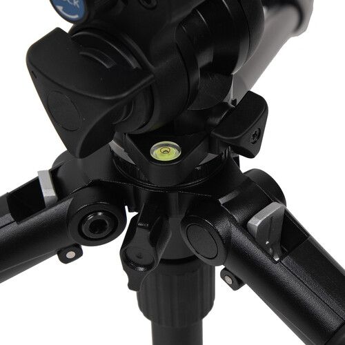  Slik Pro AL-324 Tripod with SVH-520 Fluid Head Kit (Black)