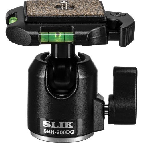  Slik SBH-200DQ Ballhead with Quick Release - Supports 8.8 lbs (5kg) - Black