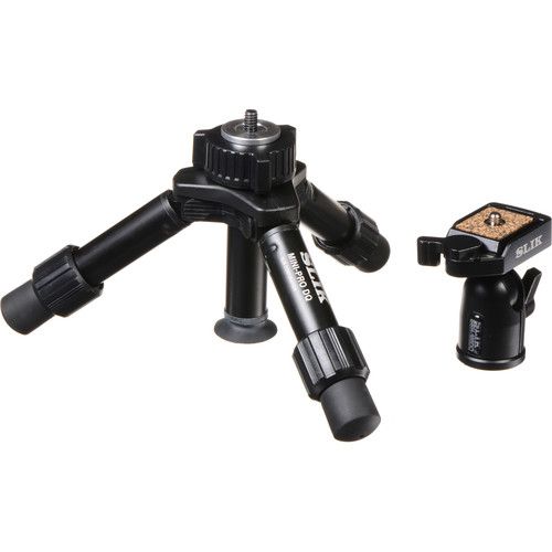  Slik Mini Pro DQ 2-Section Table-Top Tripod