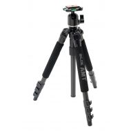 Slik SLIK Pro 340 BH 4-Section Tripod with SBH-200DQ Ballhead - Supports 8.8 lbs (4kg), Black (613-344)