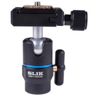 Slik SBH-180DS Compact Ball Head with Arca Swiss Quick Release, 6.6 lbs Capacity, 3.4 Max Height