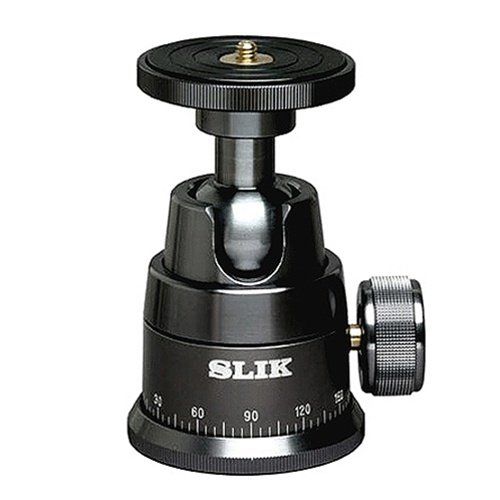  Slik SBH-550 Ball Head, Gun Metal Black, for Camera and Lens Combinations Weighing up to 22 Lbs.