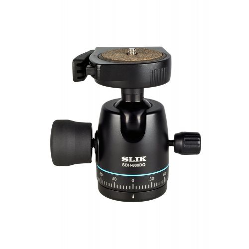  Slik SLIK SBH-808DQ Ball Head with QR Plate, Black (618-758)