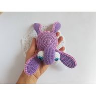 SlingNecklaceAndToys Baby girl rattle toy crochet turtle baby girl toy sea turtles new baby gift toddler gift Christmas baby gift soft toy stuffed animal gift