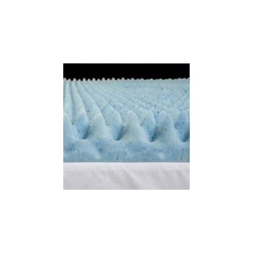  Slumber Solutions Gel Highloft 4-inch Memory Foam Mattress Topper with Waterproof Cover